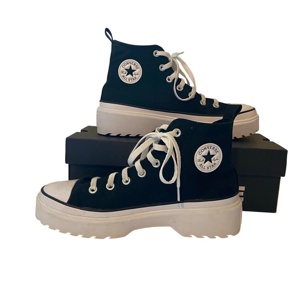 Converseop Sneakers platform sole side-zippe7